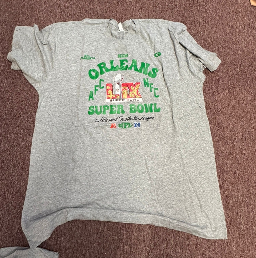 Gray Super Bowl Kids T-Shirt